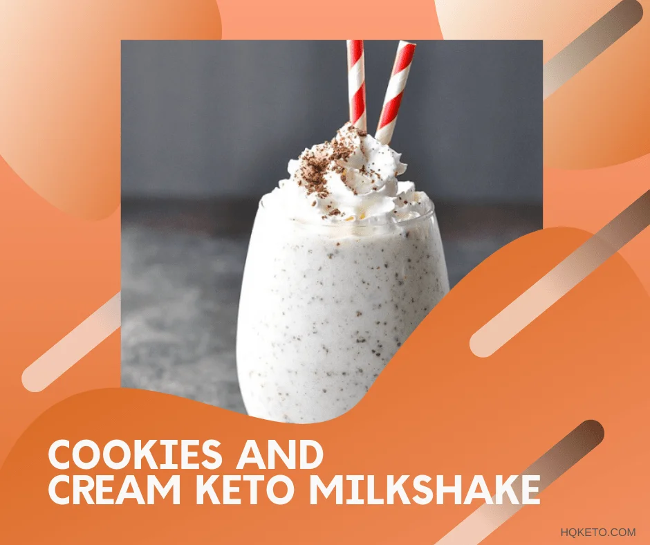 Cookies and Cream Keto Milkshake