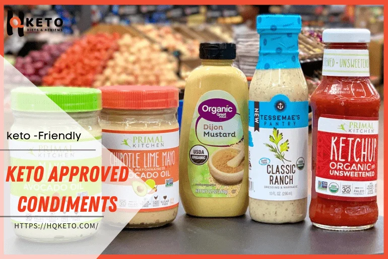 Keto Approved Condiments eat on the ketogenic diet