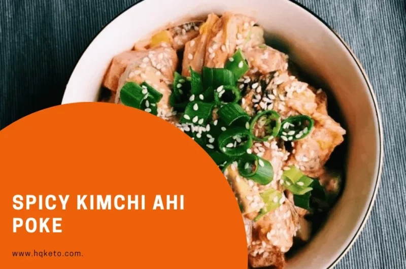 Spicy Kimchi Ahi Poke